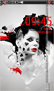 Poker Face theme screenshot