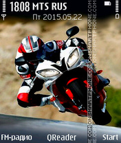 Biker theme screenshot