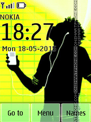 iPod Music theme screenshot