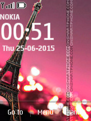 Eiffel Tower 320x240 theme screenshot