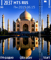 Taj-Mahal theme screenshot