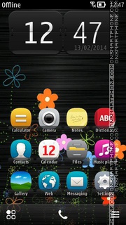Simple Flowers theme screenshot