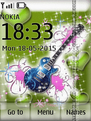 Guitar Love theme screenshot