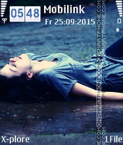 Blue Babe theme screenshot