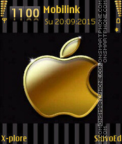 Golden apple theme screenshot