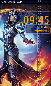 Blood Elves theme screenshot