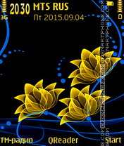 Neon-Gold theme screenshot