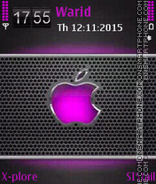 Purple apple theme screenshot