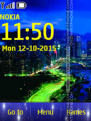 Night In The City theme screenshot