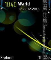 Spheres theme screenshot