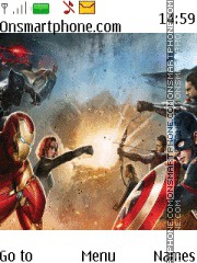 Avengers Civil War theme screenshot