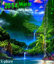 Paradise theme screenshot