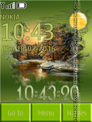 Winter Landscape theme screenshot