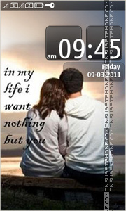 Enamoured Couple theme screenshot