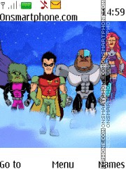 Teen Titans theme screenshot