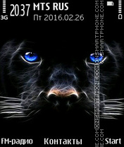 Panter Eyes theme screenshot