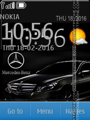 Black Mercedes 03 theme screenshot