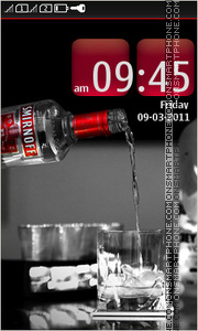 Smirnoff Vodka theme screenshot