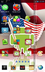 USA Flag 03 theme screenshot