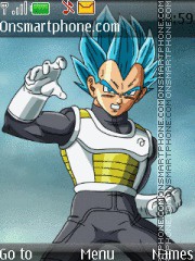 Dragon Ball Z Vegeta theme screenshot