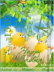 Happy Easter theme screenshot