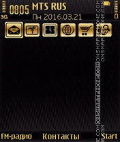 Stripe Black theme screenshot