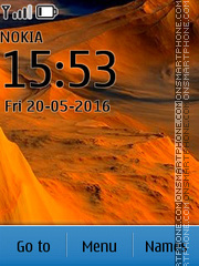 Desert theme screenshot