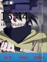 Sasuke Naruto the Last theme screenshot