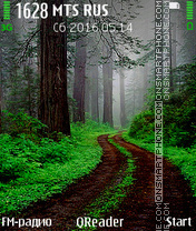 The Forest theme screenshot
