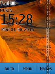 Desert theme screenshot