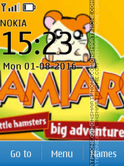 Hamtaro theme screenshot