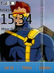 Cyclops X-Men theme screenshot