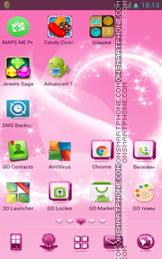 Pink Design 01 theme screenshot