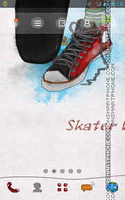 Skater Hip Hop theme screenshot