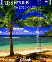 Tropics theme screenshot