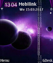 Deep Space theme screenshot
