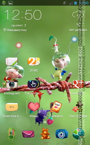 Cute Cartoon theme screenshot
