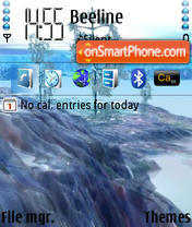 Zima theme screenshot