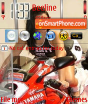 Sexy Bike theme screenshot
