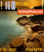 Animated Lake theme screenshot