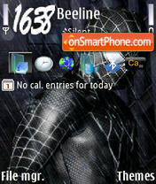 Spiderman theme screenshot