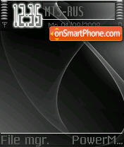Mac OX theme screenshot