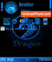Dragon Animated v5 s60v3 theme screenshot
