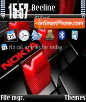 Nokia Red V1 theme screenshot