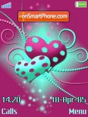Hearts theme screenshot
