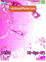 Pink Girl theme screenshot