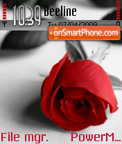 Red Rose theme screenshot