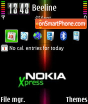 Xpress v1.1 01 theme screenshot
