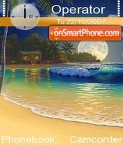 Beach theme screenshot