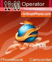 Fire Fox theme screenshot